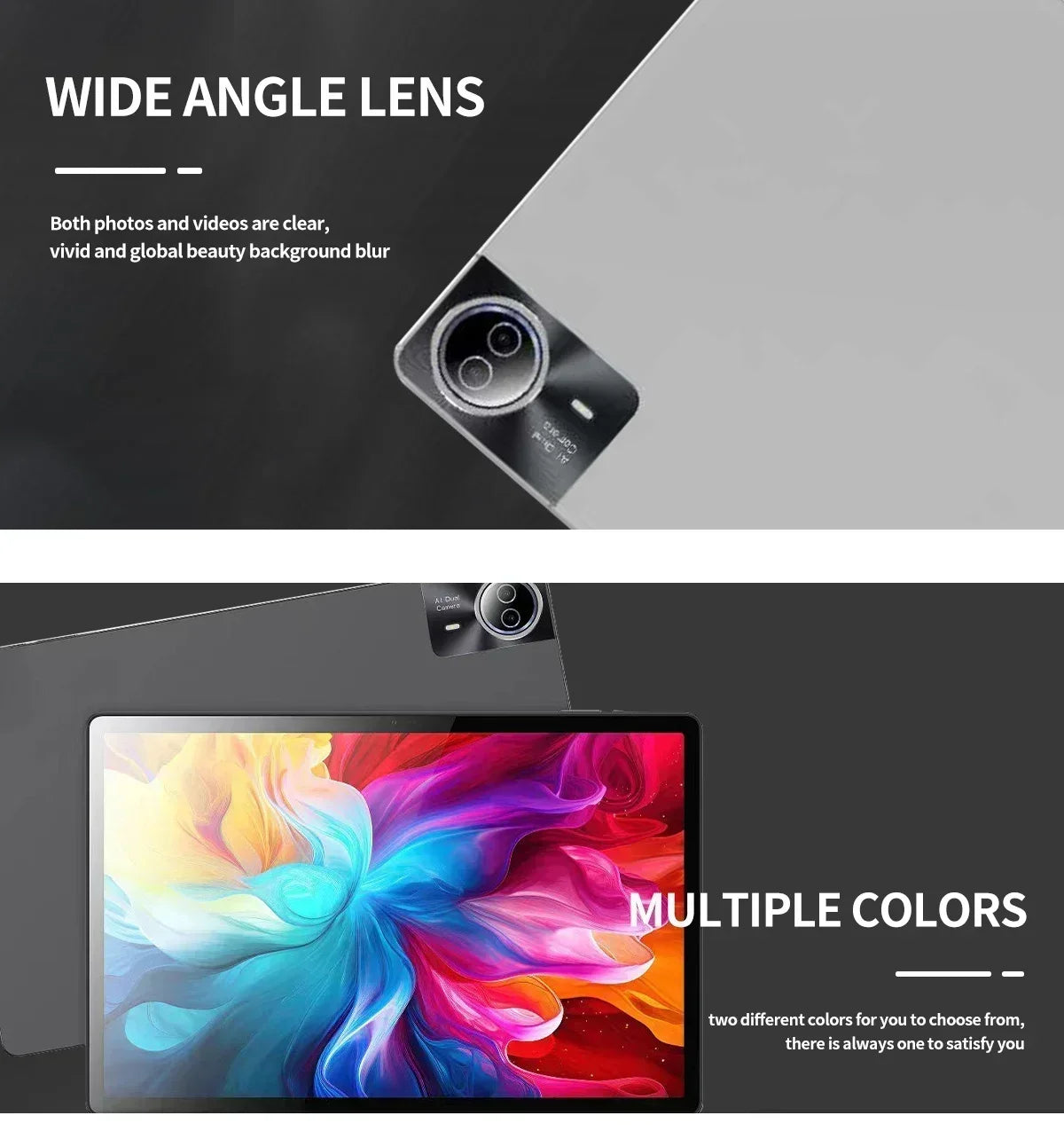 New Global Version GT60 Pad Pro Tablet 14 inch HD Original Tablet 5G Wifi Android 14.0PC Tablet 129000mAh Google Play