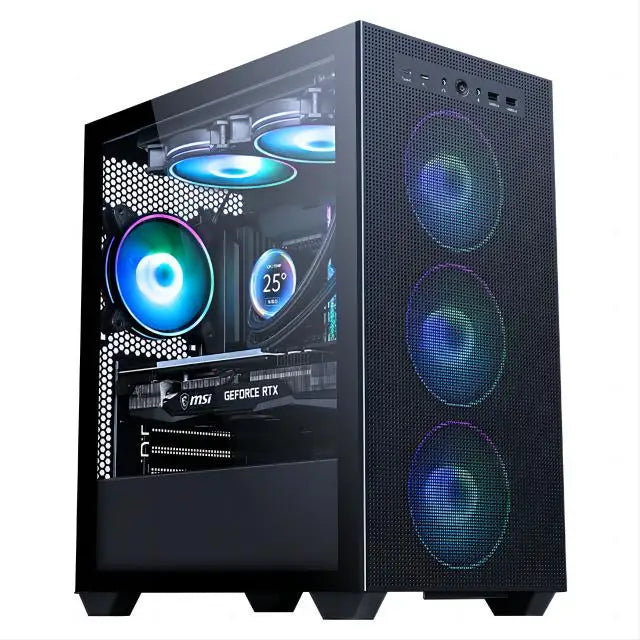 Aotesier-placa base para juegos, fuente de alimentación para PC, ordenador de escritorio con CPU A8 500, 16 GB de RAM, 7680 GB de SSD