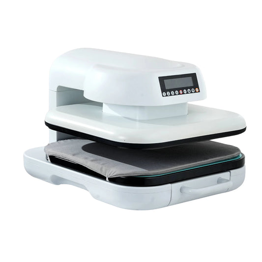 Automatic Heat Press Machine T-shirts Heat Transfer Machine w/Auto Release 38x38cm EU Plug 220V