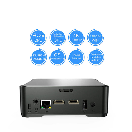 GK3V Mini PC DIY ordenador para juegos Intel Alder Lake N100/N95 8GB 16GB 1TB NVMe Windows 11 Pro 4K HD VGA Win 11