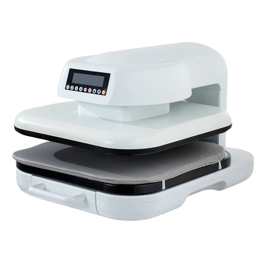 Automatic Heat Press Machine T-shirts Heat Transfer Machine w/Auto Release 38x38cm EU Plug 220V