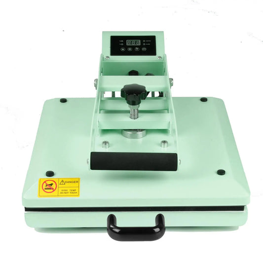 38x38cm Manual Heat Press Machine 1400W Household T-shirts Bags Heat Transfer Machine EU 220V