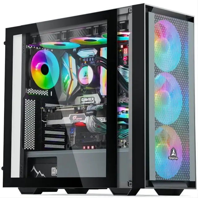 Aotesier-placa base para juegos, fuente de alimentación para PC, ordenador de escritorio con CPU A8 500, 16 GB de RAM, 7680 GB de SSD