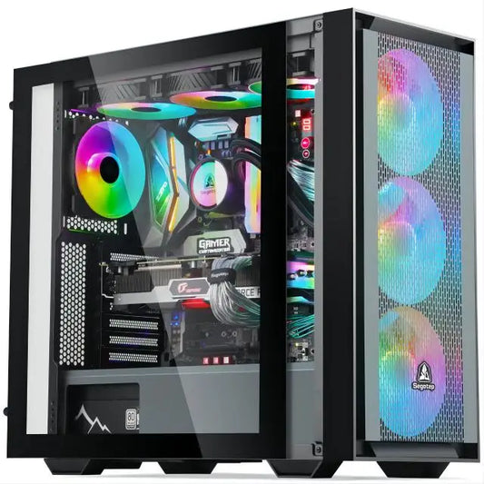 Aotesier-placa base para juegos, fuente de alimentación para PC, ordenador de escritorio con CPU A8 500, 16 GB de RAM, 7680 GB de SSD